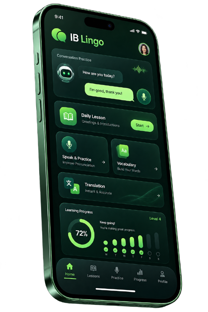 IB Lingo mobile app